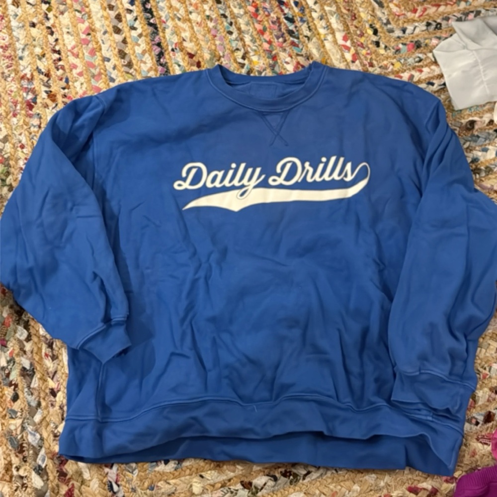 Blue Daily Drills Sweatshirt